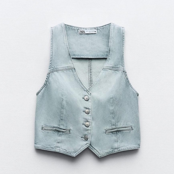 Zara Tops - Zara Denim Vest